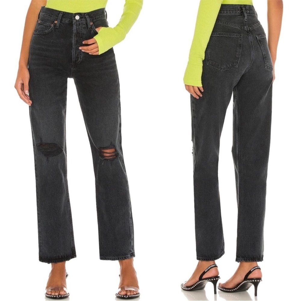 AGOLDE 90s Pinch Waist High Rise Straight Jeans Howl 23